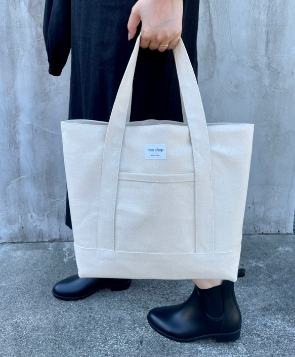 〚オーダー〛切り替えトートバックL : 選べるカラー15色 〚倉敷帆布 使用〛 オーダー〛切り替えトートバックL : 選べるカラー15色 〚倉敷