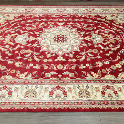 新品　華やかなペルシャアラベスクデザイン　パキスタン手織り絨毯　リビングラグ　ダイニングラグ　181x285cm＃230 10枚目の画像