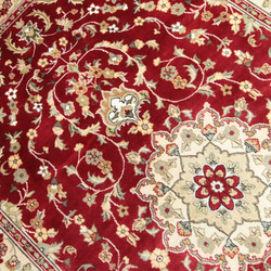 新品　華やかなペルシャアラベスクデザイン　パキスタン手織り絨毯　リビングラグ　ダイニングラグ　181x285cm＃230 8枚目の画像