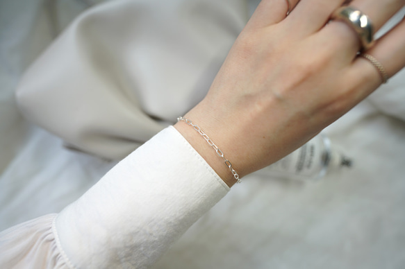 【特集掲載】SILVER925 チェーンブレスレット01 8枚目の画像