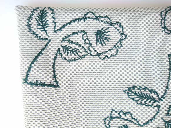 小さなバッグ　ミナペルホネン　yume 　グリーングレイ 3枚目の画像