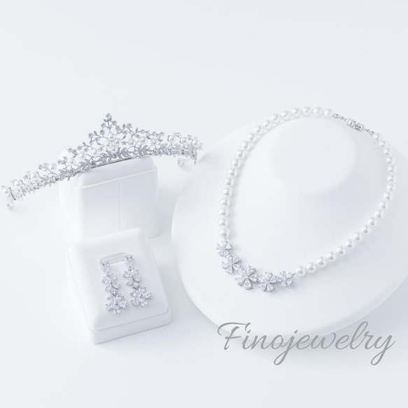 [免費送貨/SpcialBox/3set] P006N023T011 #Tiara #Wedding #Wedding #Pea 第1張的照片