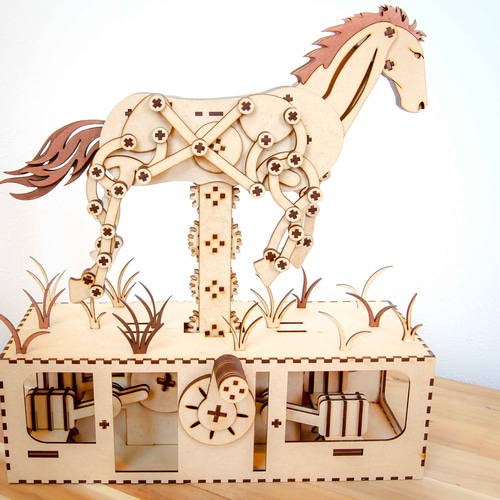 からくり - 走る馬 - Running Horse Automata - Limited Edition