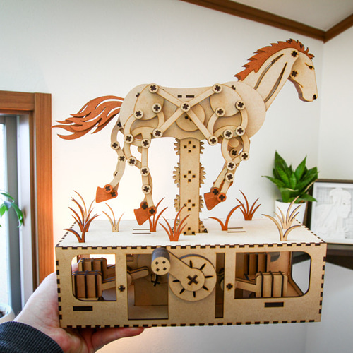 からくり - 走る馬 - Running Horse Automata - Limited Edition