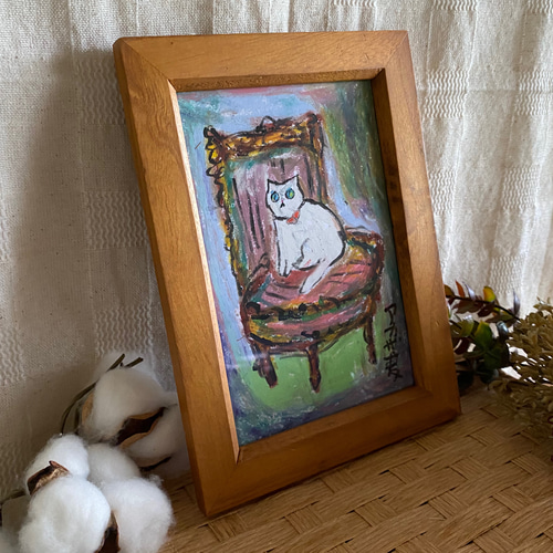 オブジェ アート 芸術 美術 壁掛け 手描き 原画 1点もの 大型 ねこ オブジェ アート 芸術 美術 壁掛け 手描き 原画 1点もの 大型