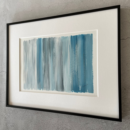 モノクロ絵画　抽象画　アート　インテリア　モデルルーム 1796-1.jpg