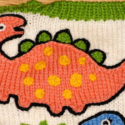 【希少/美品】ERIBE 恐竜 ダイナソー カシミヤ100％ ニット セーター 古着 70s Scotland製 JAEGER 豪華 100% カシミヤ ニット