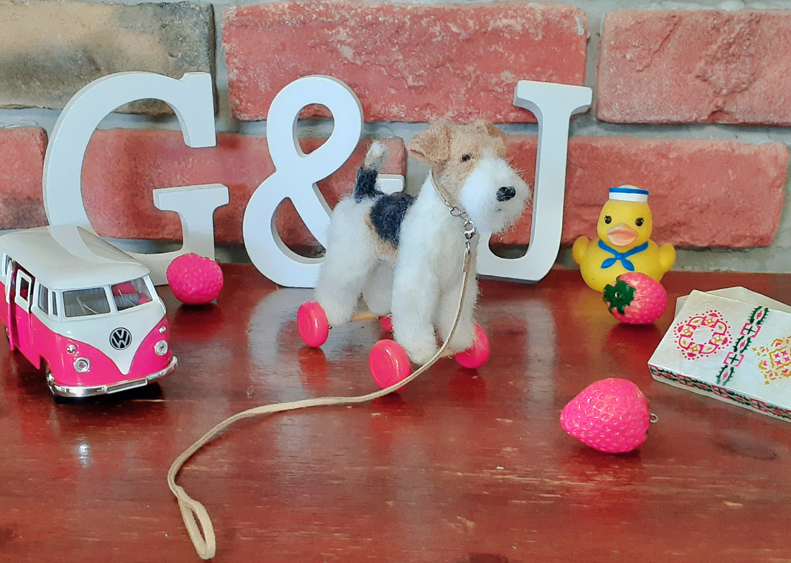 羊毛わんこ・ワイヤーフォックステリア（おさんぽワイヤー） 羊毛