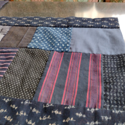 会津木綿と秋の日　テーブルマット 2枚目の画像
