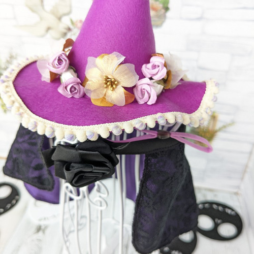 スタイ、ハロウィン限定スイートロリータ(パープル)わんちゃん猫ちゃん