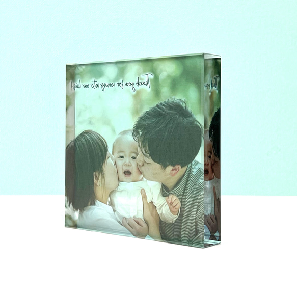 ベビー　子供　赤ちゃん　記念日　出産祝い　オーダーメイド　家族　日常  かわいい　写真印刷　フォトフレーム　 #C01 2枚目の画像