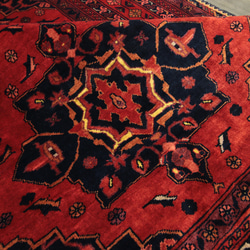 ベルベットのような艶あるカールモハンマディ絨毯　アフガントライバルラグ　オールド手織り絨毯　104x145cm　＃149 5枚目の画像
