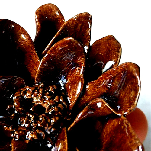 陶のお香立て【こっくり秋色 ダリア・黒蝶】 ディフューザー・アロマ