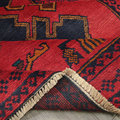アフガニスタン 部族絨毯 バルーチ族 オールド手織り絨毯 トライバル 