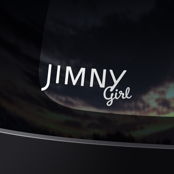 JIMNY/JIMNY SIERRA - JIMNY Girl【車用ステッカー・ジムニー/ジムニー・シエラ】 1枚目の画像