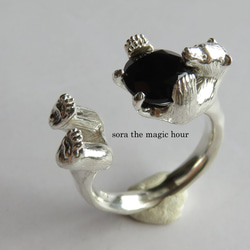 北極熊自由玩球戒指，大量銀色配件【訂製】 第2張的照片