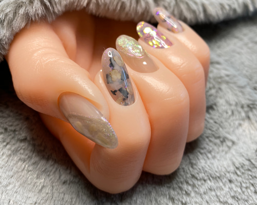 【021】ネイルチップ マグネットネイル ニュアンスネイル 【021】ネイルチップ ニュアンスネイル マグネットネイル