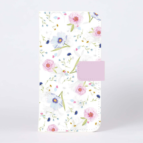 AQUOS sense7 手帳型 SH-54B 花柄 アクオスセンス4ケース AQUOS Sense4