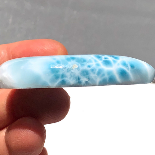 特大ラリマー[561] 56x33mm 177Cts ルース ／天然石