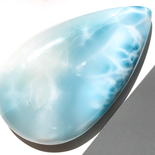 特大ラリマー[561] 56x33mm 177Cts ルース ／天然石