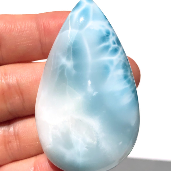 特大ラリマー[561] 56x33mm 177Cts ルース ／天然石