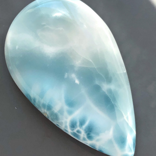 特大ラリマー[561] 56x33mm 177Cts ルース ／天然石