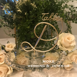 ウェディングアイテム＊レンタル＊テーブルナンバー＊ワイヤー＊送料