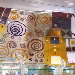 Klimt  クリムトシリーズ 長皿 1枚目の画像