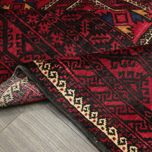 88x60cmトライバルラグ手織り絨毯ヴィンテージ ラグカシミリヤンオールドラグ ボーダーの広がりが美しいペルシアンバルーチ オールド手織絨毯