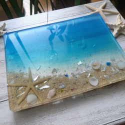 『沖縄の海を感じる』Ocean Resin Art 2枚目の画像