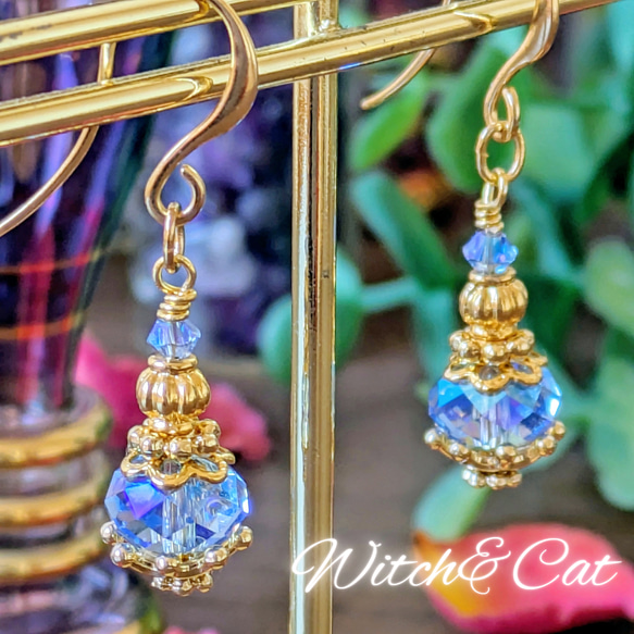 魔女の薬瓶～No.2～ピアス/イヤリング [ライトサファイヤシマー