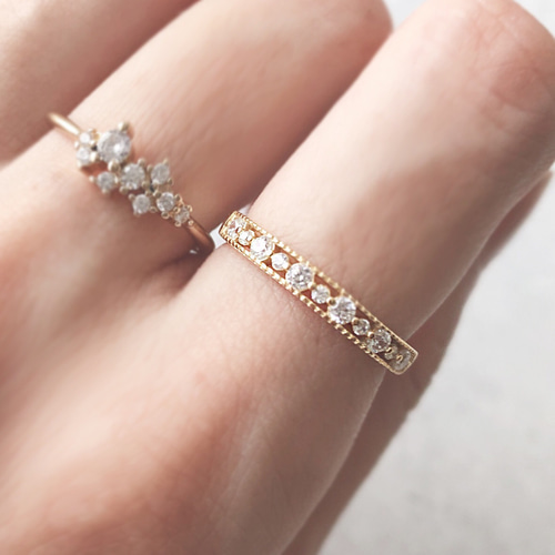 ひ*♡様 festaria ゴールド シルバー リング 2点セット 予算別】手元にきらめきを添えるリング|festaria Online Shop(フェスタ
