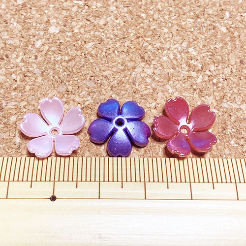 パール桜ビーズ中サイズ80個カラーミックス ビーズ HONEYBEETAIL パール桜ビーズ中サイズ80個カラーミックス ビーズ HONEYBEETAIL
