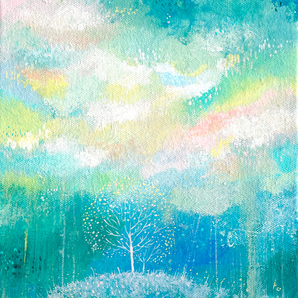 天国と繋がる空 1 絵画 まみ郎_rohan.art 通販 14582798｜Creema