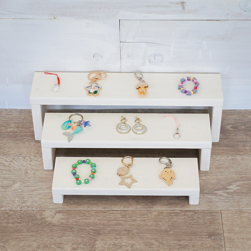 コの字ラック雛壇3個セット 25色【受注】 その他インテリア雑貨 素朴