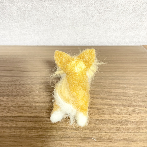 伏せチワワ 羊毛フェルト 羊毛フェルト モカ＆ラテ 通販 14583406