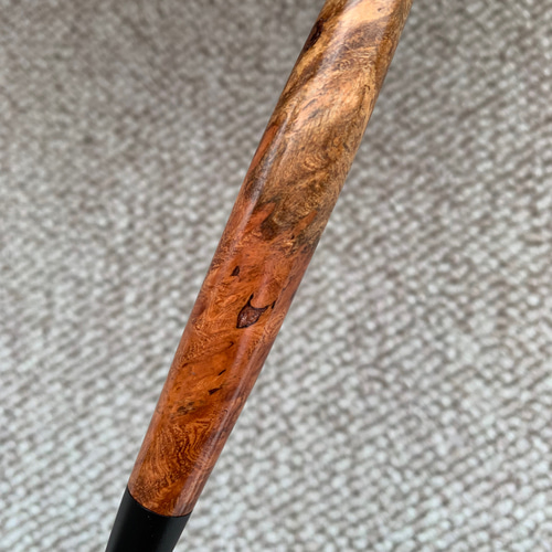 花梨瘤紅白 シャープペンシル 木軸 ペン・筆記用具 キツツキ