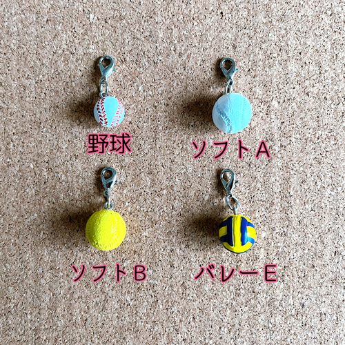 選べる ファスナー用チャーム スポーツ 5個セット その他アクセサリー