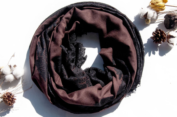 聖誕節禮物 交換禮物 情人節禮物 生日禮物 頂級喀什米爾Cashmere 手織圍巾 編織圍巾 針織圍巾 純羊毛圍巾-蕾絲 第3張的照片