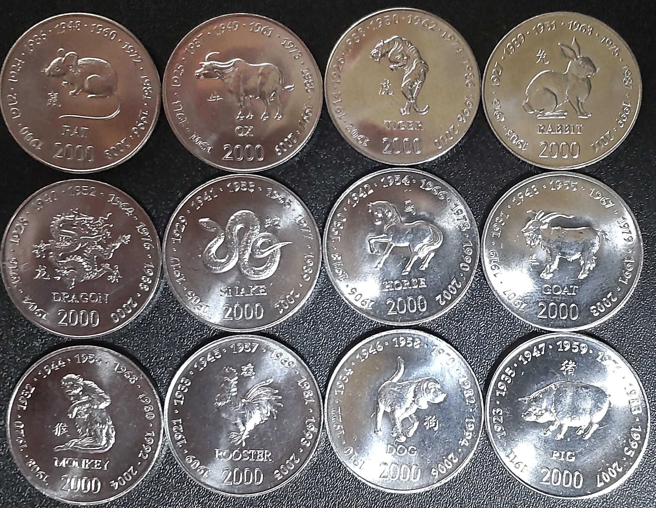 干支コインネックレス『ソマリア10シリング硬貨（東アフリカ