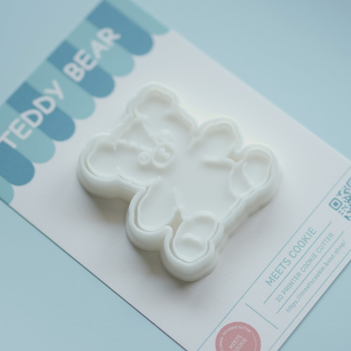 Teddy bear テディベア クッキー型 クッキー型 meetscookie 通販 Teddy bear テディベア クッキー型 クッキー型 meetscookie 通販