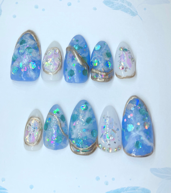 サイズ オーダー ネイルチップ 量産系 地雷系 ゆめかわ系 綺麗系