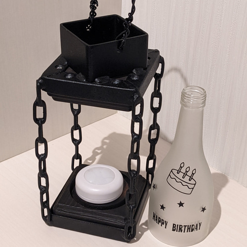ランタン　アイアン家具　LED照明　カッティングステッカー　キャンプ　プレゼント ランタン アイアン家具 LED照明 カッティングステッカー