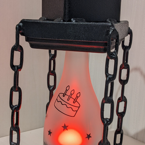 アイアン 手作りランタン チェーン LED照明 プレゼントに アイアン 手作りランタン チェーン LED照明 プレゼントに