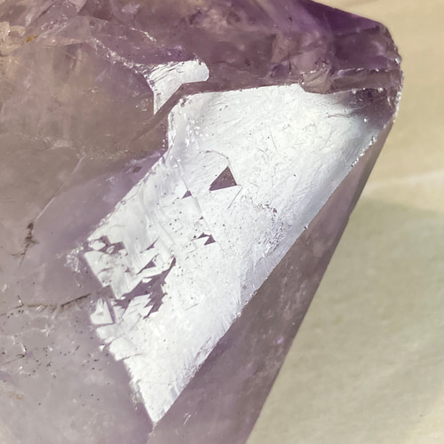 トライゴーニック☪︎⋆˚ アメジスト クラスター 原石 ラフストーン