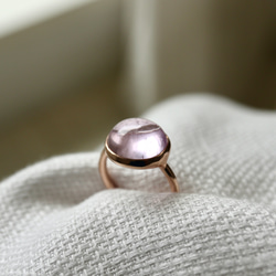 K10[california iris kunzite]ring 2枚目の画像