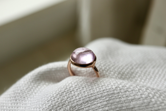 K10[california iris kunzite]ring 2枚目の画像