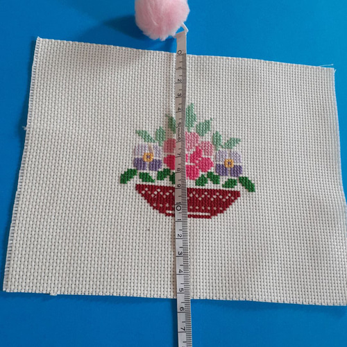 51 クロスステッチ ハンドメイド完成品刺繍