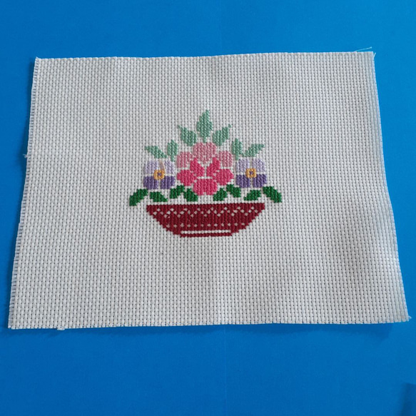 ゆか　クロスステッチ完成品 ゆか クロスステッチ完成品 クロスステッチ クロススティッチ