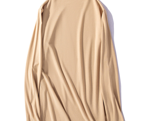 インナーTシャツ ハイネック 肌着長袖Tシャツ 軽くて伸縮性あり 着心地